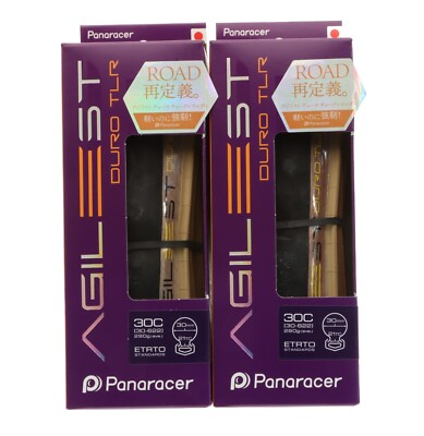 #ad Panaracer Agilest Duro TLR TUBELESS Folding Tire 700x28c Amber Pair of Tires NEW $99.99
