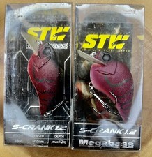 Megabass (Lot Of 2) S-Crank 1.2 Squarebills, Bass, Free Shipping! NWT!