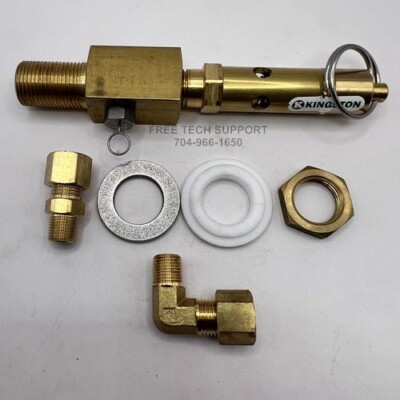 Tuttnauer 2540E SAFETY VALVE HOLDER KIT (40 PSI) RPI Part #TUK078