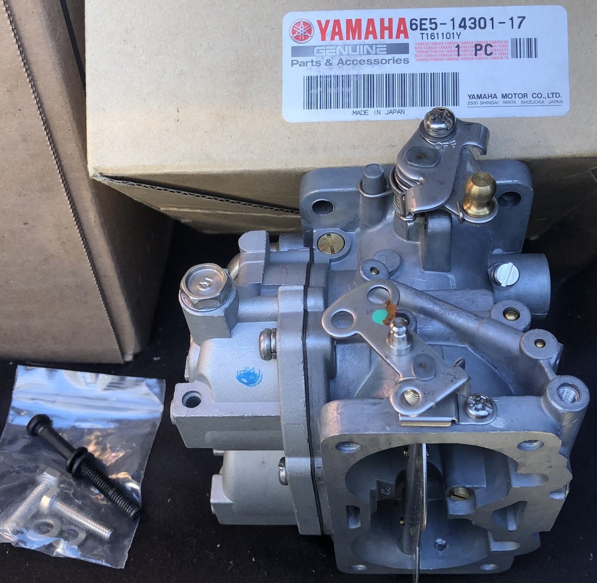 Yamaha Outboard Nikki CARBURETOR 6E5-14301-17 6E517 621400 D82 P