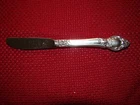 REED & BARTON STERLING SILVER CAMEO HOLLOW HANDLE BUTTER SPREADER NO MONOGRAM