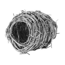 200m Galvanised Barbed Wire Livestock Paddock Field Garden Security Fencing Roll