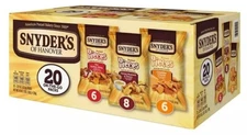 Snyder's of Hanover Pretzel Pieces Variety Pack (2.25 oz., 20 pk.)