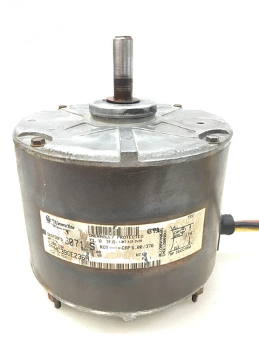 GE 5KCP39FGS071S Condenser FAN MOTOR 1/4 HP 230V HC39GE236A 1100RPM used #MC120