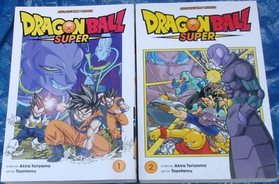 Dragon Ball Super Volume 1 2 Lot Shonen Jump Manga Viz Universe 6 7 Tournament