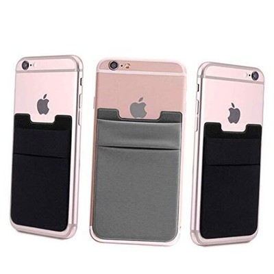 Cell Phone Stick on Wallet, Credit Card, ID Card Holder, Pack 3M