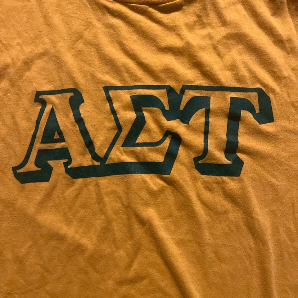 Camisa Alpha Sigma Tau vintage años 80 Foto 2 de 4