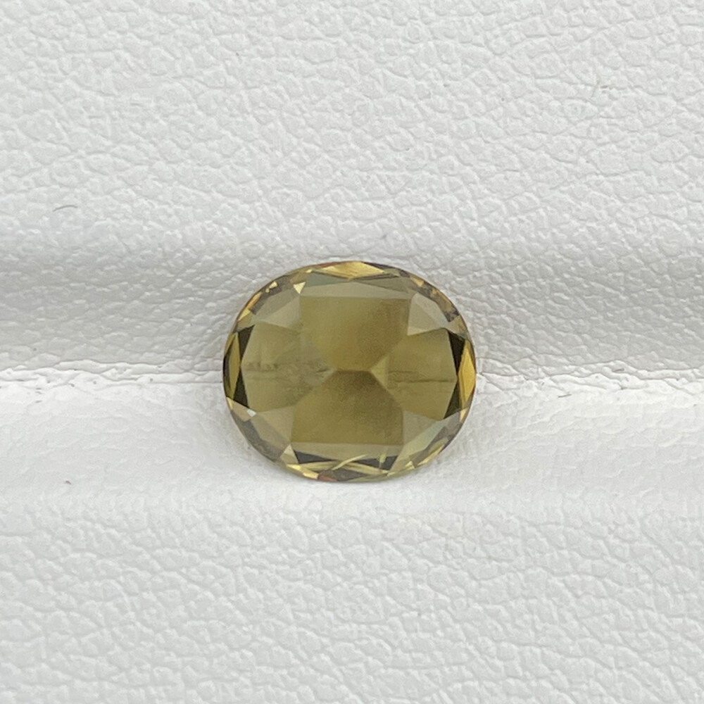Natural Untreated Yellow Zircon 3.27 Cts Oval Cut Sri Lanka Natural Untreated Yellow Zircon 3.27 Cts Oval Cut Sri Lanka