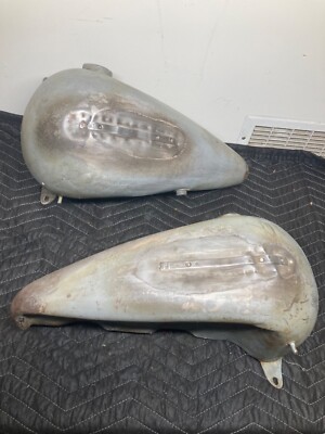 harley shovelhead panhead gas tank split tanks 2 piece tanks amf flh