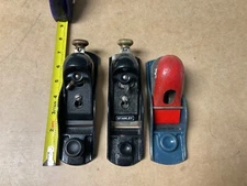Lot of three hand planes...Craftsman and Stanley 7"