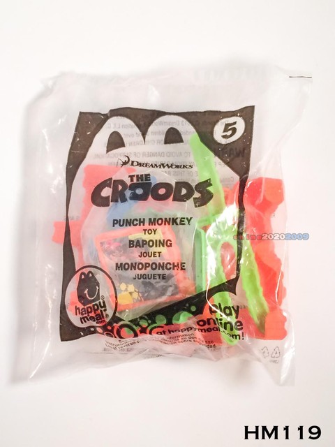 McDonald's Happy Meal Toy 2013 The Croods # 5 Punch Monkey toy | eBay