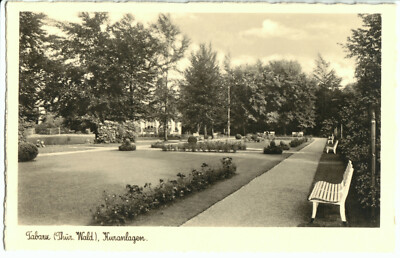 Postcard, Tabarz Thür. Forest, spa facilities, around 1936
