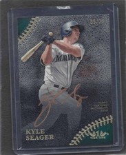KYLE SEAGER 2018 TOPPS TIER ONE PRIME PERFORMANCE BRONZE INK ON CARD AUTO #D /25