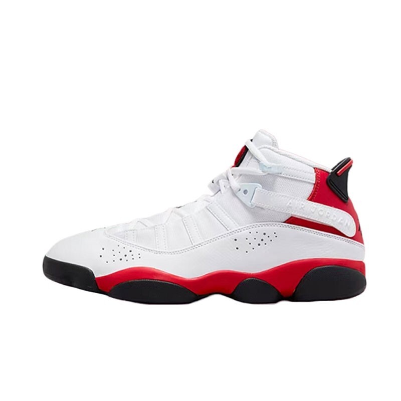 Nike Air Jordan 6 Rings Men Size 11 Cherry White Black Red Sneakers 322992-126 Jordan 6 Rings Cherry White/Black-University Red 322992-126  main image 4