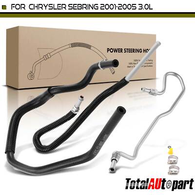 #ad Power Steering Pressure and Return Hose Assy for Mitsubishi Eclipse Dodge 3.0L $59.28