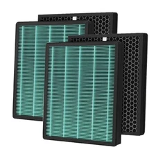 4 Pack Carbon HEPA Filter Set for Coway Airmega 300S Max 2 Air Purifier #3111635