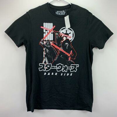 Hybrid Mens Sith Lords Star Wars Graphic T-Shirt Black M