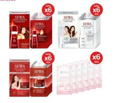 Sewa Insam Essence/Age-White Serum/Rose Whitening Day/Overnight Cream 6 Sachets