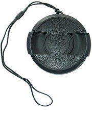 Heavy duty Snap-On center pinch camera Lens Cap Cover 77mm with leash keeper,NEW