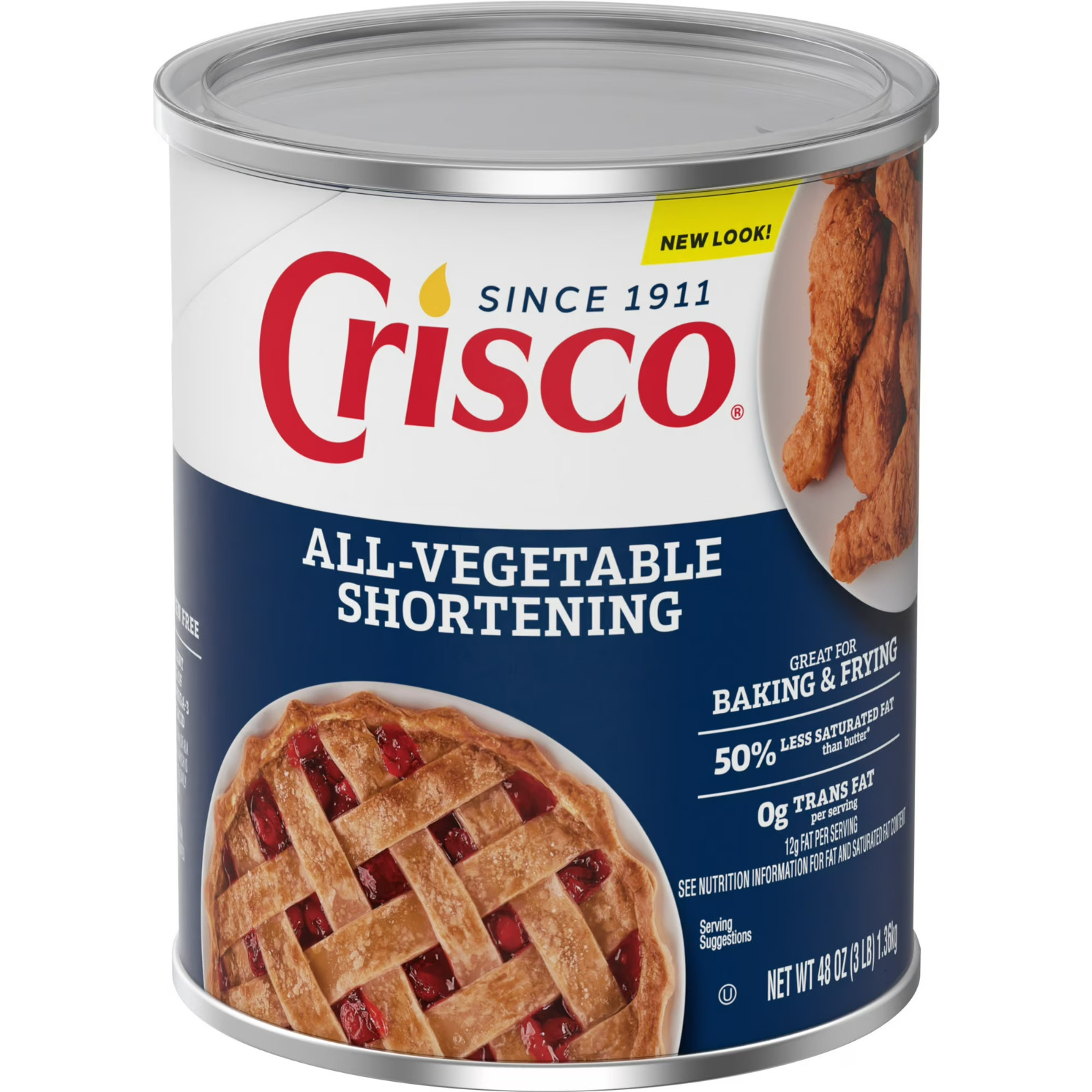 Crisco All-Vegetable Shortening - 48 oz