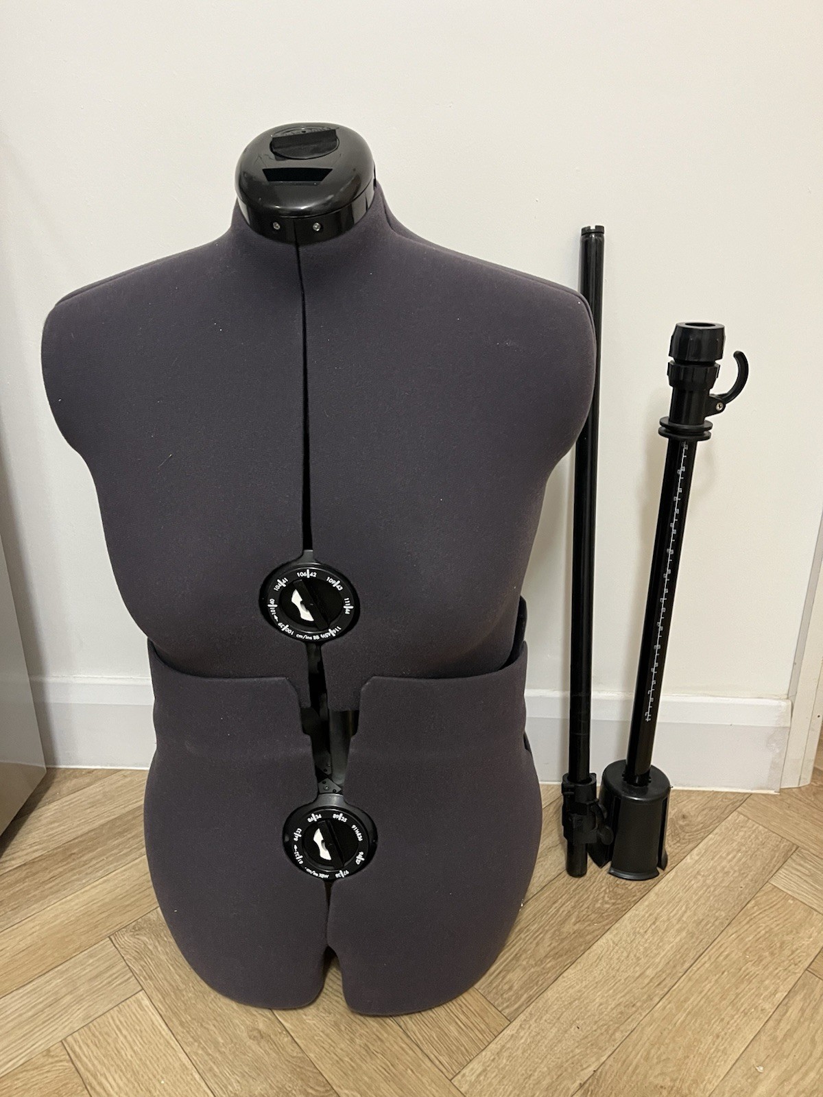 Adjustoform Tailormaid Dark Grey Adjustable Dressmakers Dummy Dress Form