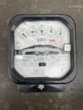 Vintage Sangamo Weston S200.1S Electricity Meter – 240V 1PH 2W Collectable Retro