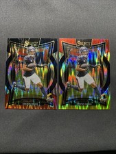 2024 Panini Select - Concourse Stefon Diggs #94 Black & Red Shock Prizm