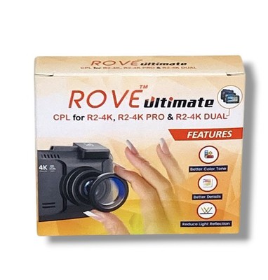 ROVE Ultimate CPL Filter for ROVE R2-4K, R2-4K PRO & R2-4K DUAL Dash Cams