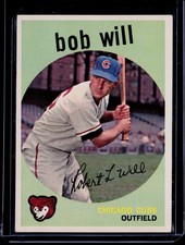 1959 Topps Set-Break #388 Bob Will EX ROOKIE CARD. rookie card picture