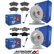 FOR MERCEDES E-CLASS E220 (S212) PAGID FRONT & REAR BRAKE DISCS & PADS SET