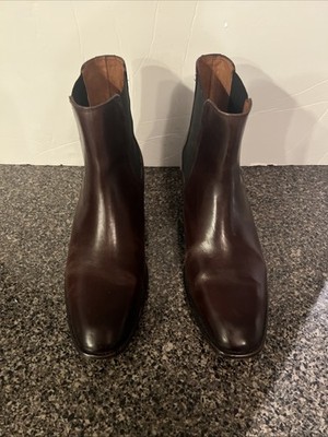 Women s Frye Dara Chelsea Dark Brown Leather Ankle Boots 9.5 B