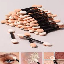 30Pcs Disposable Eyeshadow Brush, Double Ende...