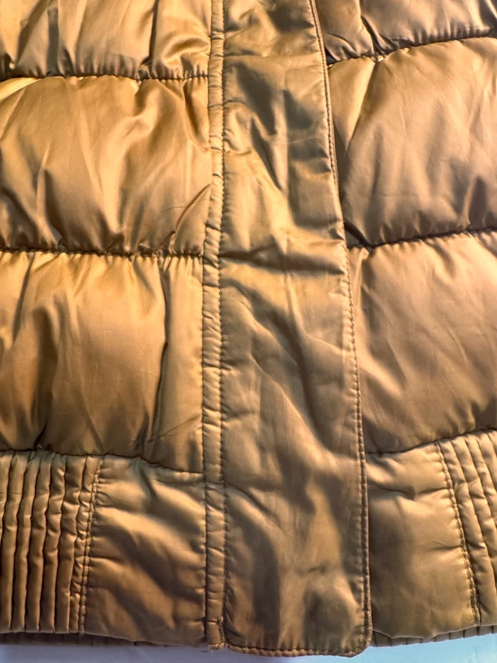 Chaleco acolchado Merrell Thinsulate de piel extraíble con cremallera completa amarillo mostaza S Foto 4 de 4