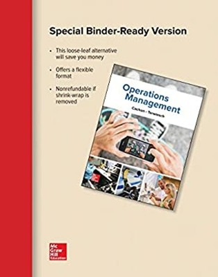 Loose-Leaf for Operations Management Gerard, Terwiesch, Christian
