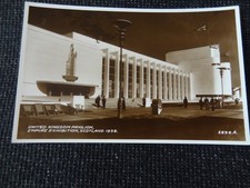 United Kingdom Pavilion Empire Exhibition Scotland 1938 Postcard Glasgow - 11524