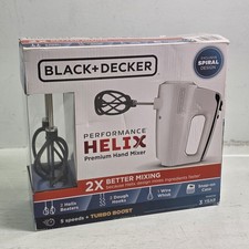 Batidora de mano Black + Decker Premium Helix 5 velocidades + accesorios Turbo Boost MX600W