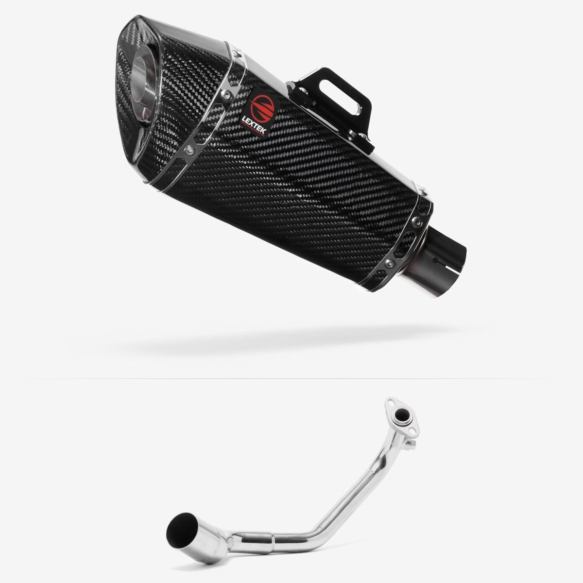 Lextek Carbon Fibre XP8C 210mm Exhaust System Silencer Complete Exhaust System