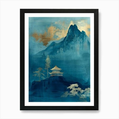 Asian Landscape Canvas Print 2 Art  Framed Wall Art Poster Canvas Print Picture