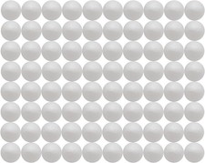Craft Foam Balls 80 Pack 1 Inch White