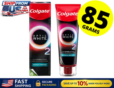 1 Packs of COLGATE Optic White O2 Active Oxygen Whitening Toothpaste 85g
