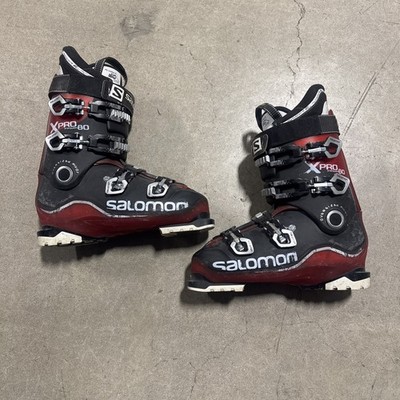 Salomon X Pro 80 Energyzer Men's Ski Boots Size 28.5 Black Red
