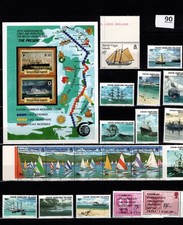 // 21 TIMBRES COCOS ÎLES QUILLE - MNH - NAVIRES - TRANSPORT - CARTES 