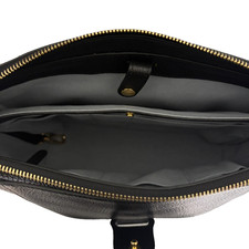 Senreve Midi Maestra Bag Dolce Charcoal Gold | Luxury Designer Handbag 6