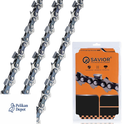 SAVIOR Kettensägekette 45 cm 72 TG Halbmeißel
