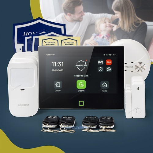Alarme Maison Sans Fil GSM - Envoi SMS/Appel Automatique - Fonction Temporisation - Neuf