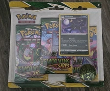 Pokemon Sword & Shield Evolving Skies 3 Pack Blister Factory Sealed Umbreon Holo