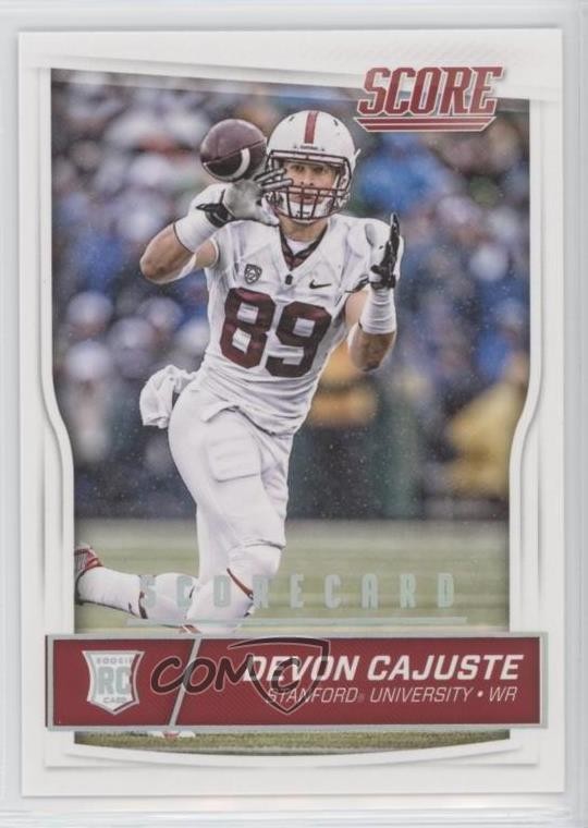2016 Score Rookies Scorecard Devon Cajuste #402 Rookie RC uk2
