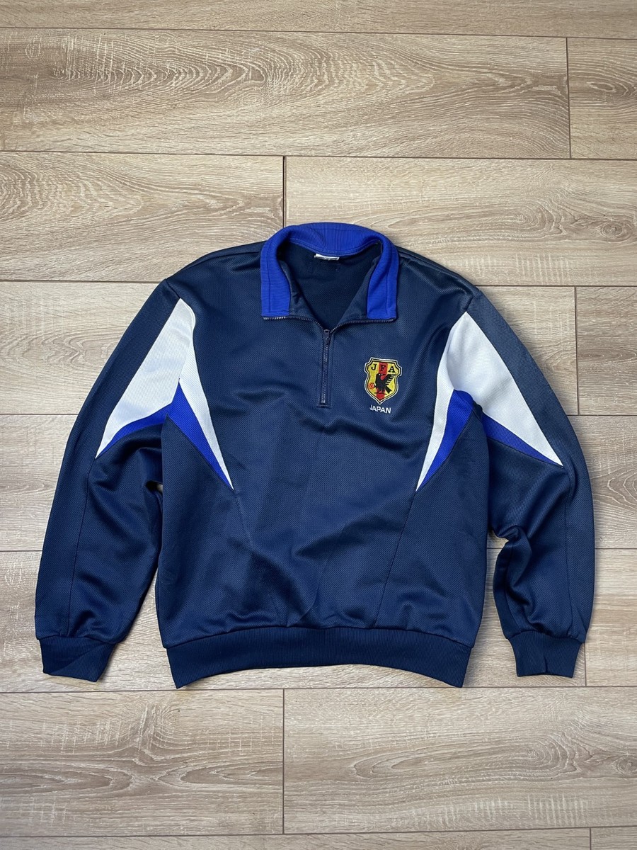 新品☆サッカー日本代表　90s　ナイロン　ジャケット　asics　ワールドカップ Asics Vintage Japan 90-s soccer jacket football top 1/3 M Mens | eBay