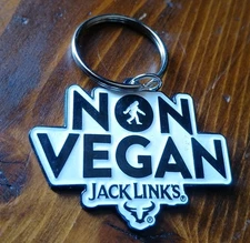 Sasquatch Jack Links Jerky Advertising  Jacklinks Keychain Non Vegan