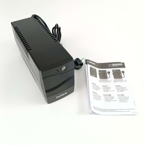 Nilox 1200 VA Interaktywny zasilacz UPS B-WARE - Zdjęcie 7 z 11